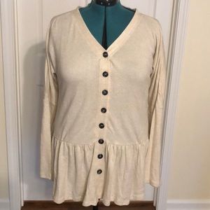 NWT Glitzy Girlz VNeck Sweater Size 4X